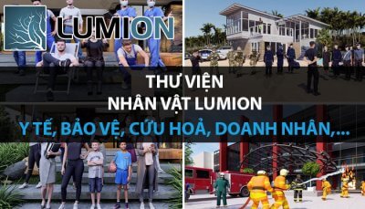 Thư viện nhân vật trong Lumion